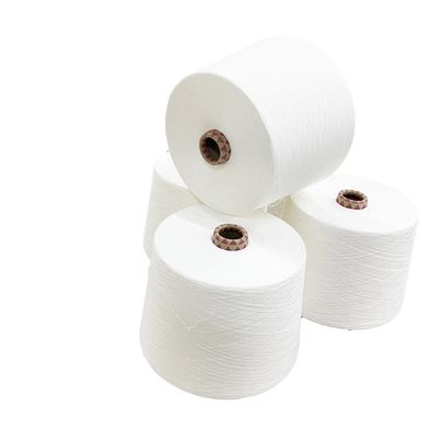 SIRO COMPACT SPUN Ne30/1 Filati bianchi grezzi di poliestere riciclato al 100% per tessitura e maglieria