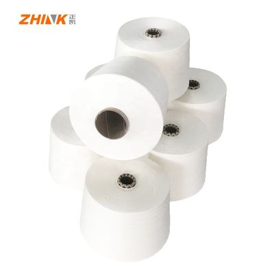 80% poliestere/Lenzing Modal NE40S/1 Siro Compact Spun Yarn per la maglieria bianco grezzo