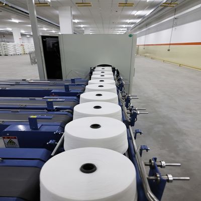 Filati di poliestere/liocellula 50/50 65/35 80/20 Ne35/1 MVS per tessitura/nettatura Bianco grezzo