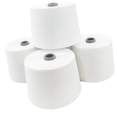 80% di poliestere riciclato 20% di viscosa mescolata NE 20/1 Siro Spun Cone di filati di tessitura per filati di magliette