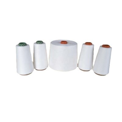 MVS Poliester/Modal 50/50 65/35 80/20 Ne20/1 Filati a forma di vortice per la maglieria spunta Bianco grezzo