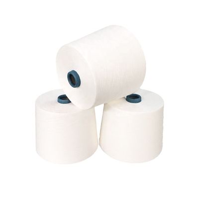 Filati miscelati di poliestere 69% fibre medie riciclate 23% viscosa 8% cationico 30 40D core spun