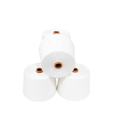 PoliesterViscose/Fibra conduttiva Ne35/1 Siro Compatto Bianco grezzo per tessitura a maglia