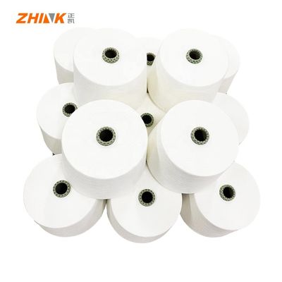 100% poliestere Ne45S Vortex Spun Filato bianco grezzo per maglieria e tessitura