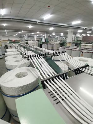 Tipo Vortex 90% poliestere 10% viscosa Ne40/1 MVS Filati bianchi grezzi per tessitura/nastro