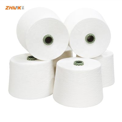 Poliestere/Bambù 50/50 Siro Compatto Filato Spun Misto Perfetto per Tessitura/Nettura RW