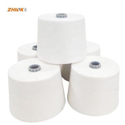 Poliestere/Bambù 50/50 Siro Compatto Filato Spun Misto Perfetto per Tessitura/Nettura RW