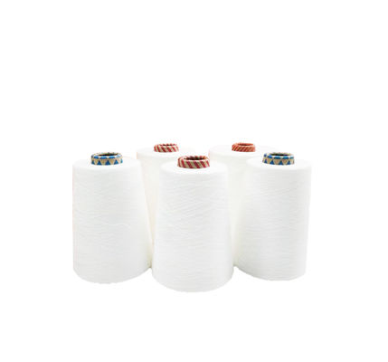 Filati miscelati di poliestere 69% fibre medie riciclate 23% viscosa 8% cationico 30 40D core spun