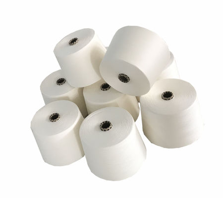 Ne30/1 Siro Spun Yarn per la maglieria 100% materiale di bambù testato per l'uniformità Twist 750TPM