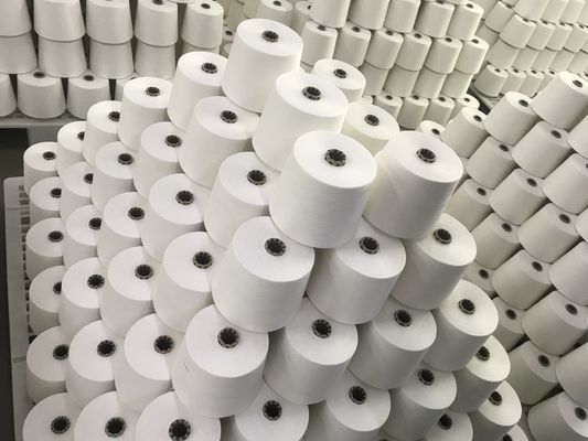 Ne30/1 Siro Spun Yarn per la maglieria 100% materiale di bambù testato per l'uniformità Twist 750TPM