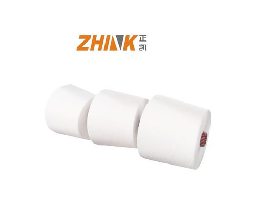 Fabbricazione a partire da fili di poliesteri miscelati di viscosa Siro Compact Spun Ne25/1 CV%1,4 con uguale CV%1.4