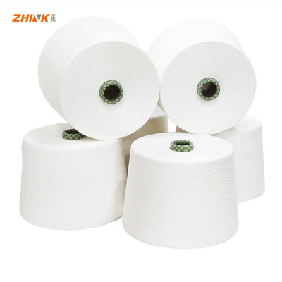 Fabbricazione a maglia diretta di filati grezzi di cotone pettinato / viscosa temperante 70 / 30 Siro Compatto filato spunto