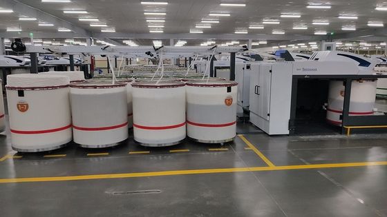 Filati di miscelazione modale 50/30/20 Viscose/acrilico/cotone pettinato NE60/1 Siro Compact per la maglieria