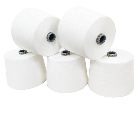 High Twist Sustainable NE 31/1 Ring Spun Yarn 80% Polyester 20% Viscose Blend Tessitura